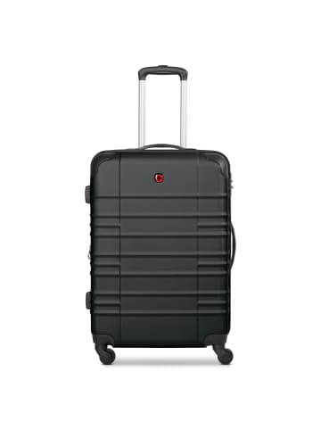 Wenger Amplar Evo 4 Rollen Trolley M 65 cm mit Dehnfalte in black