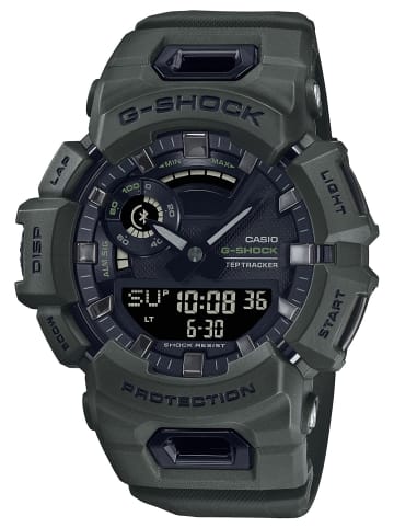 Casio G-Shock G-Squad AnaDigi Herrenuhr Khaki Schwarz / Grün