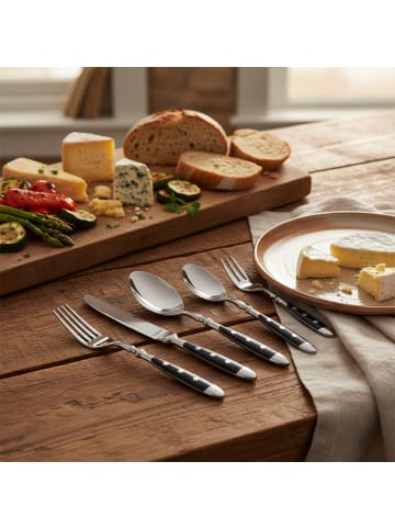 Kuppels 30-tlg. Besteckset COUNTRY in schwarz