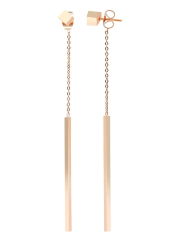 Adeliás Damen Ohrringe aus Edelstahl in gold