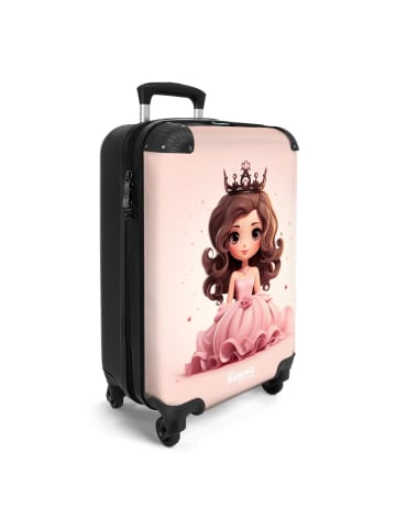 NoBoringSuitCases Suitcase, Handgepäck, Koffer, Reisekoffer Prinzessin rosa