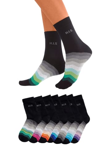 H.I.S Basicsocken in schwarz