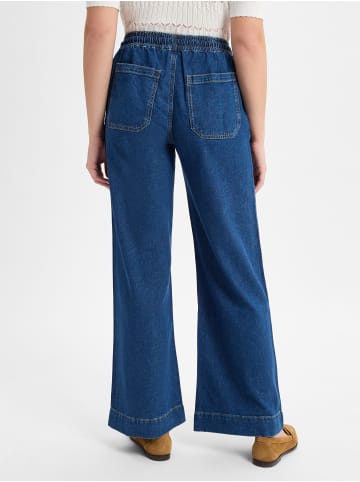 OPUS Wide-Fit-Jeans Miva palazzo french in medium stone