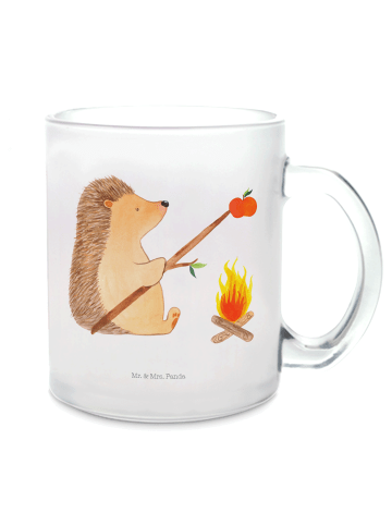 Mr. & Mrs. Panda Tee Tasse Igel Grillen ohne Spruch in Transparent