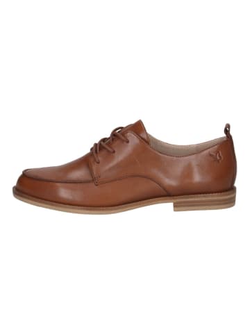 Halbschuhe Cognac
