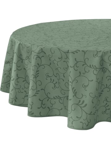 Erwin Müller Baumwollmischung Tischdecke Essen in salbei