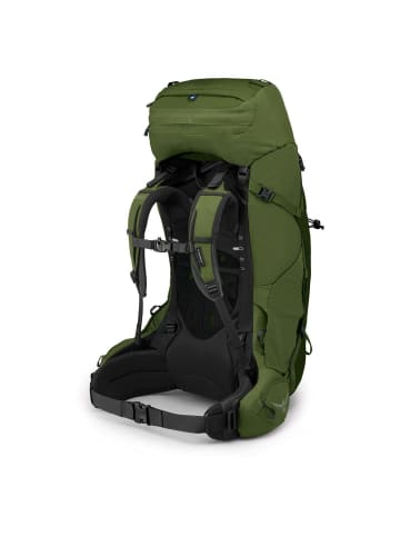 Osprey Aether 65 S/M - Trekkingrucksack (deep ahorn red) in garlic mustard green