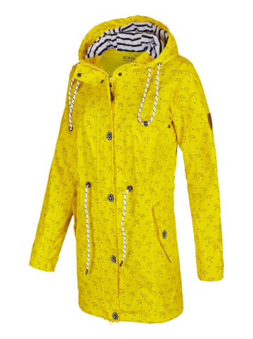 SCHIETWETTER Regenjacke Kiel in gelb-navy