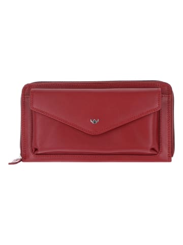 Golden Head Polo Geldbörse RFID Schutz Leder 19.5 cm in rot