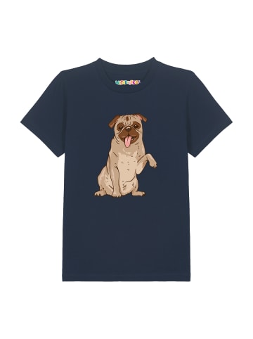 wat? Apparel T-Shirt Mops in Dunkelblau