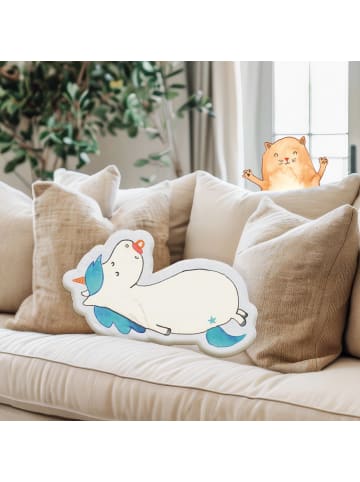 Mr. & Mrs. Panda Dekokissen Einhorn Schnuller ohne Spruch in Weiß