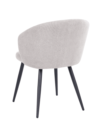 Beliani 2er-Set Esszimmerstuhl MOUNDVILLE in Weiß/Schwarz