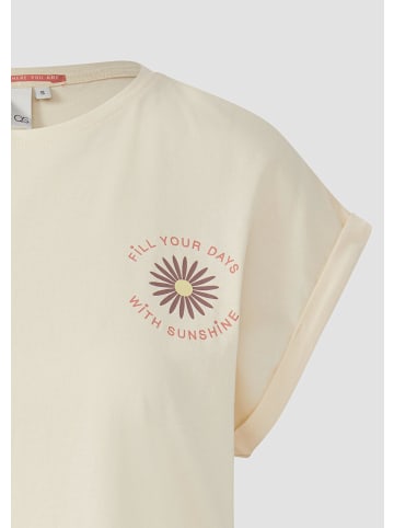 QS T-Shirt in 08D0_helles sand