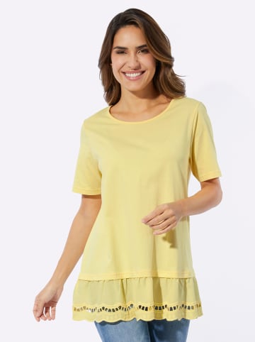 Sieh an! Longshirt in zitrone