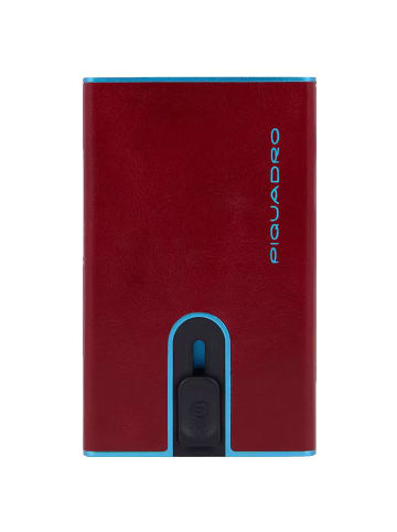 Piquadro Blue Square - Kreditkartenetui 11cc 10 cm RFID in rot