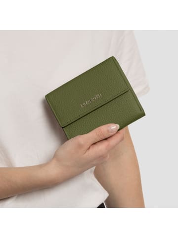 Lazarotti Bologna Leather Geldbörse Leder 12 cm in olive