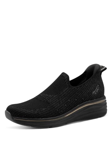 Tamaris Sportlicher Slipper in schwarz
