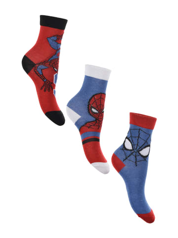 Spiderman 3er-Set: Socken Strümpfe in Mehrfarbig