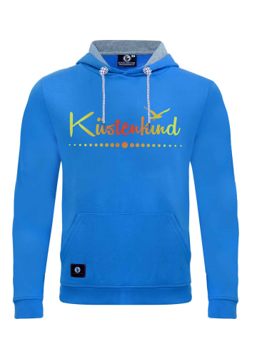 SCHIETWETTER Hoodie "Küstenkind" in azuro-yellow