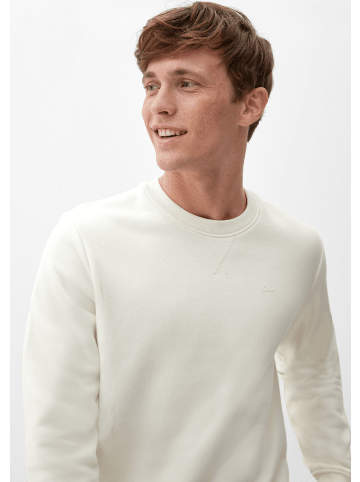 s.Oliver Sweatshirt langarm in Creme