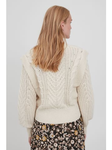 b.young Strickpullover BYOTINKA CABLE JUMPER - 20810219  Strickpullover mit Strukturmuster in Beige