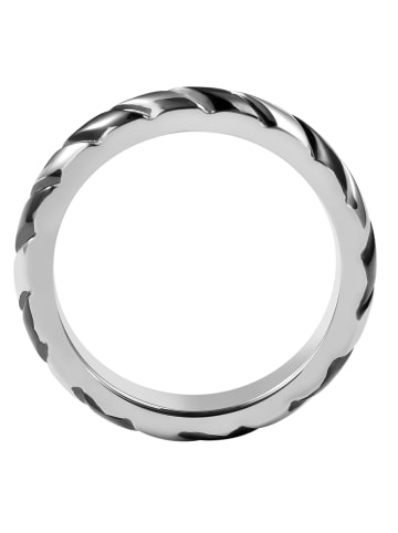 Adeliás Damen Ring aus Edelstahl in silber