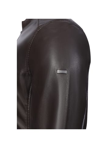 Bugatti Lederjacke Dublin in dunkelbraun