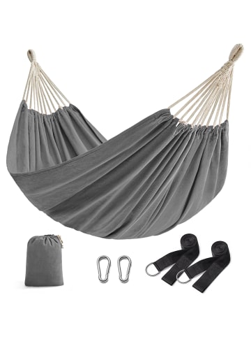 SONGMICS Hängematte Socozzy in Grau - (B)150 x (H)0.1 x (T)210 cm