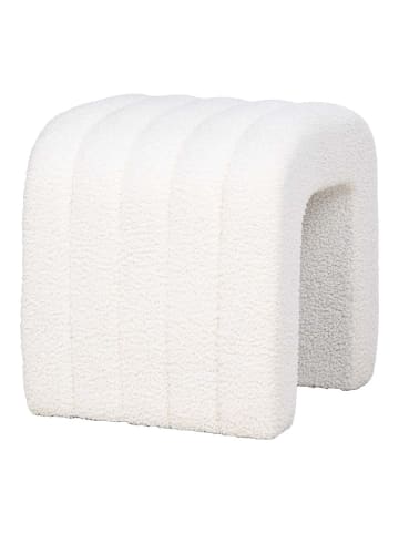 ebuy24 Pouf Colma Weiß 41 x 35 cm