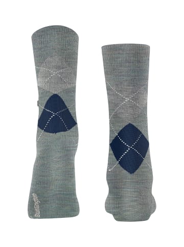 Burlington Socken Melange Marylebone in Pigeon blu