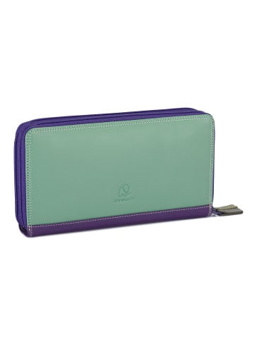MYWALIT Medium Tri-fold Geldbörse I Leder 14 cm orchid