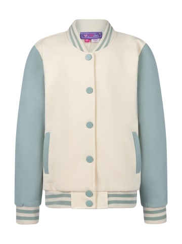 myMo KIDS Collegejacke Aus Sweat in Gelb Mint