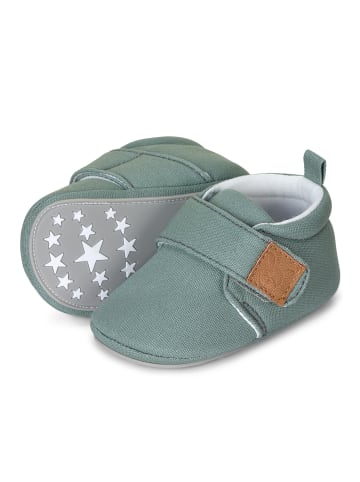 Sterntaler Babykrabbelschuh uni in grün