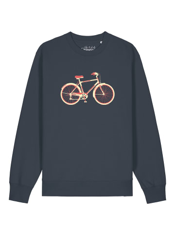 wat? Apparel Sweatshirt Red Bike in India Ink Grey