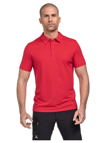 Schöffel Polo "CIRC Polo Shirt Tauron M" in ruddy ray