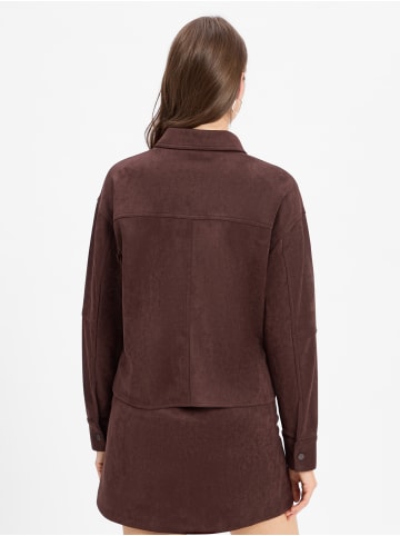 Marie Lund Hemdbluse in mocca