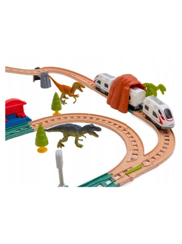 Wisam® Elektrische interaktive Eisenbahnwagen Tunnel Vulkan