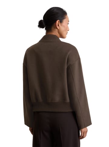 Marc O'Polo Wollblouson relaxed in Dark Coffee
