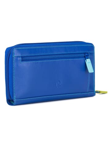 MYWALIT Geldbörse RFID Schutz Leder 20 cm in seascape
