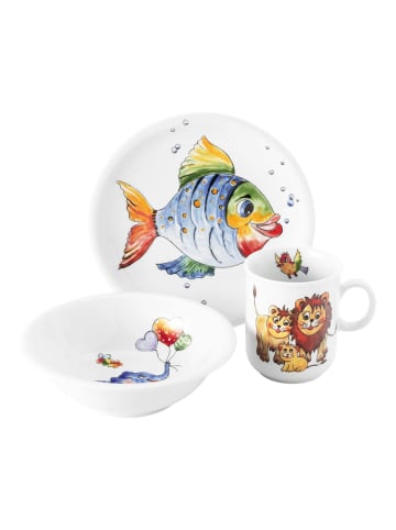 Seltmann Weiden Kindergeschirr Set Compact Bunte Tierwelt bunt in bunt