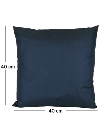 JACK Outdoor Kissen 40x40cm inkl. Füllung in Marine