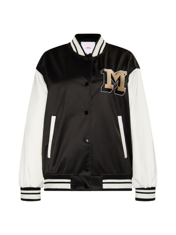 myMo Collegejacke in Schwarz