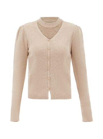 NAEMI Strickjacke in Beige