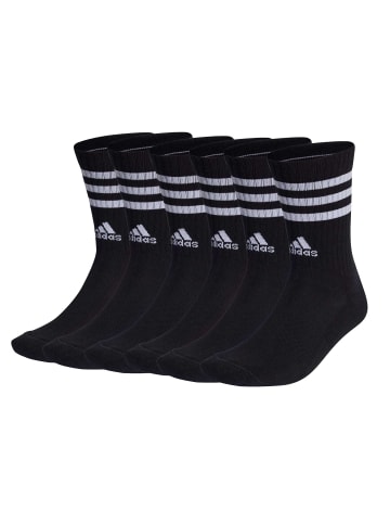 adidas Socken 6er Pack in Schwarz