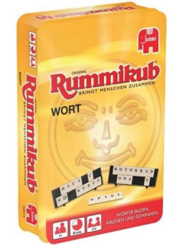 Jumbo Spiel - Wort Rummikub Kompakt, in Metalldose (Spiel)