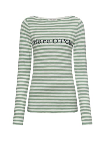 Marc O'Polo Langarmshirt in mint weiß