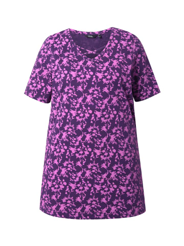 Ulla Popken Shirt in dunkel lila