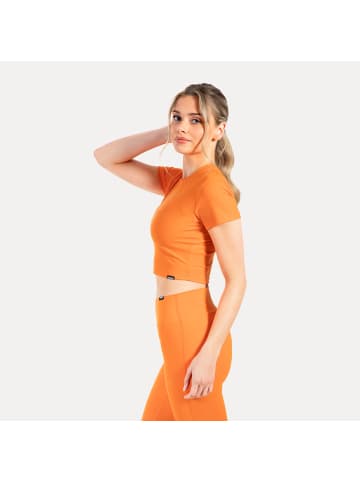SMILODOX Crop Shirt Kenna in Orange