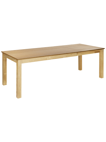 Beliani Esszimmertisch MADURA in Braun - (W) 90 x (H) 76 x (L) 160 cm