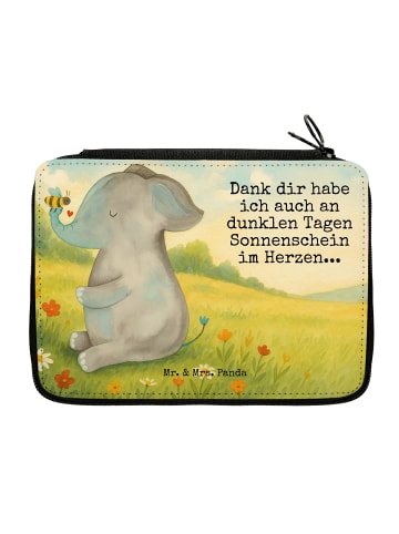 Mr. & Mrs. Panda Federmappe Elefant Biene Design mit Spruch in Weiß